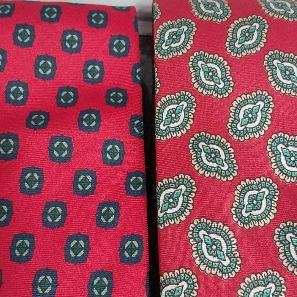 2 Silk Claybrooke Ties....EUC